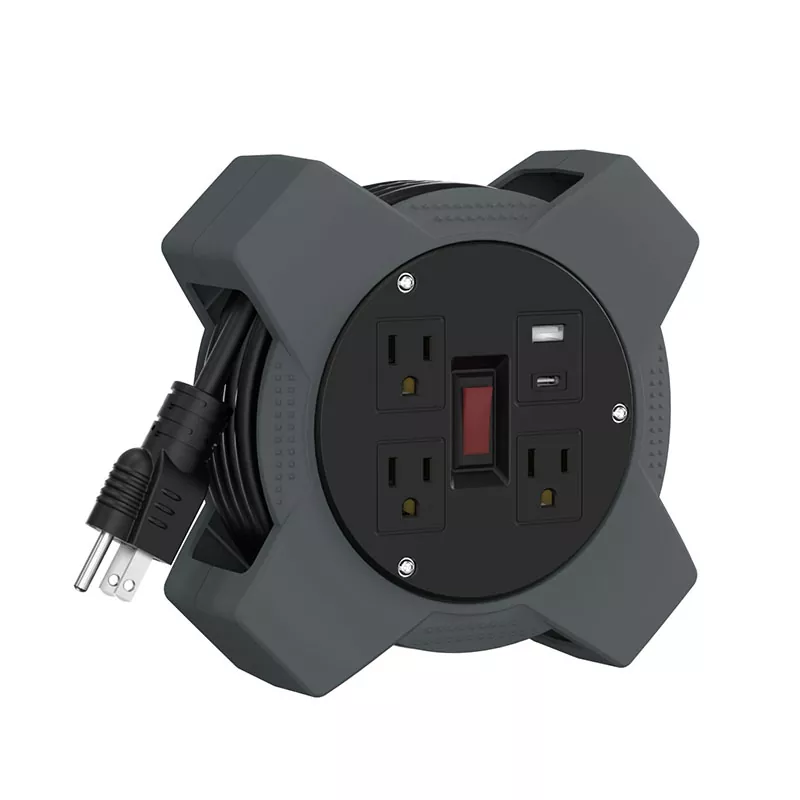 3 Outlet Kekili Kord Plastik Usb 20 kaki