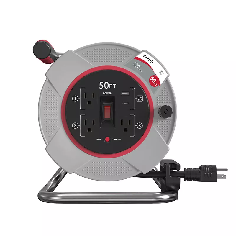 3 Outlet Usb2.4a Kekili Kord Plastik 50 kaki Dengan Perlindungan Lebihan 3 Outlet Usb2.4a Kekili Kord Plastik 50 kaki Dengan Perlindungan Lebihan