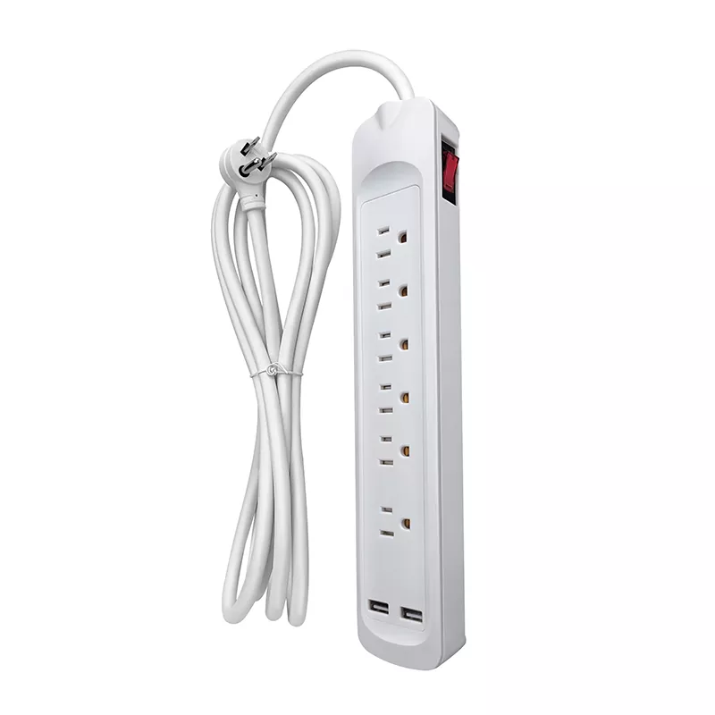 6 Outlet Jalur Kuasa Usb